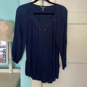 Navy Blouse
